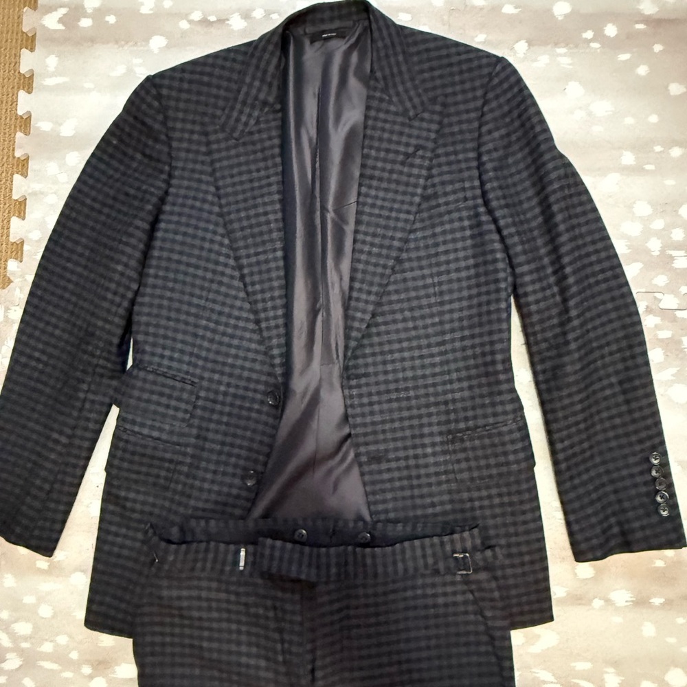 Tom Ford Dark Checkered Suit